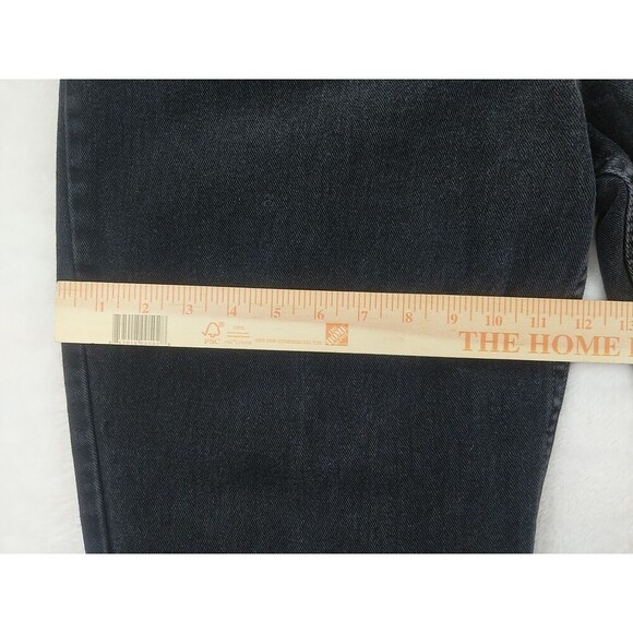 Vintage Black Levis 550 Relaxed Fit Tapered Leg Jeans Womens Sz 16 W M - Picture 8 of 11